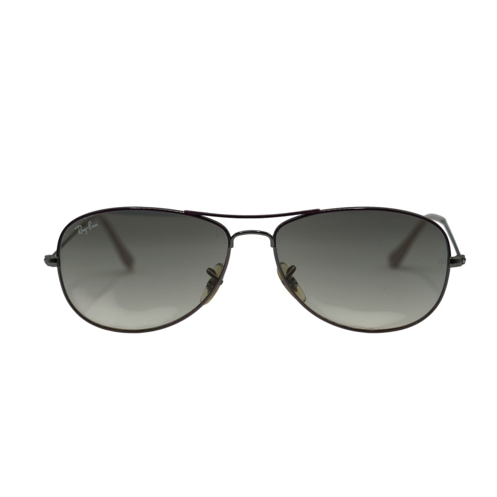Ray-Ban Aviator Sunglasses Lavender Silver Frame & Gray Gradient Lenses